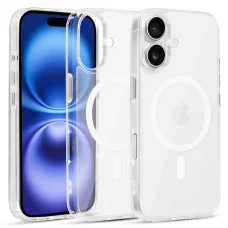 Liavec Glossy Magsafe Clear iPhone 16 tok fehér tok