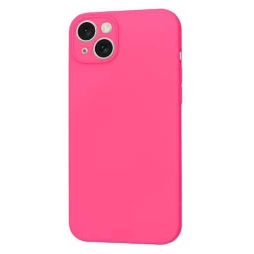  Techsuit - SoftFlex MagSafe - iPhone 15 Plus - Forró Rózsaszín tok - 2
