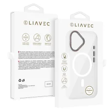 Liavec Hybrid Magsafe Clear tok iPhone 16 tok