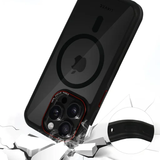 Liavec Hybrid Smoke Magsafe tok iPhone 15 Pro Max - 7