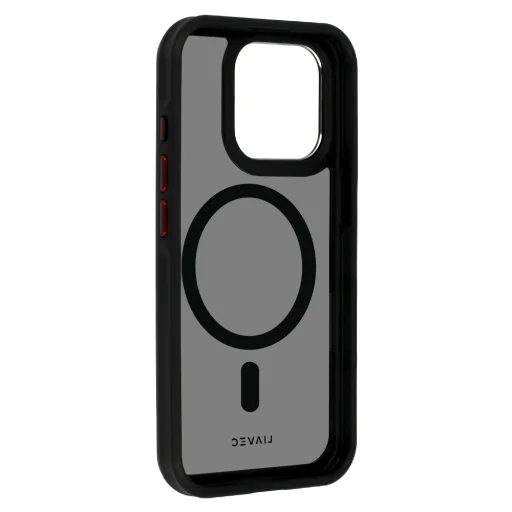 Liavec Hybrid Smoke Magsafe tok iPhone 15 Pro Max - 4