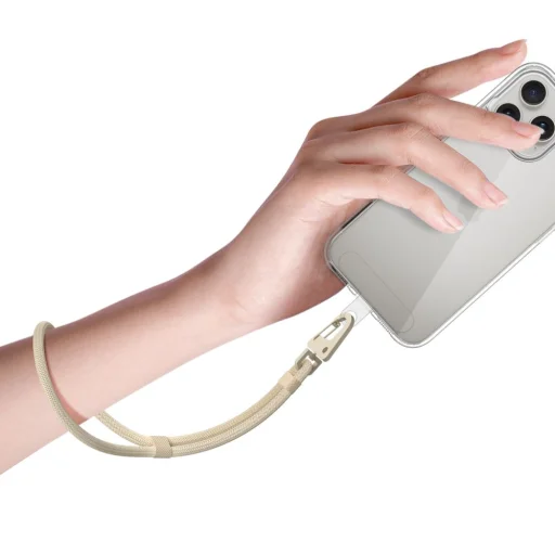 Tech-protect C8s Kötél Csuklópánt Taupe - 2