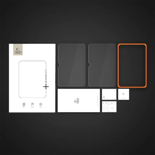 Edzett Üveg Tech-protect Easy Set+ 2-csomag iPad 10.9” 10 / 2022 / 11” 11 / 2025 Átlátszó üvegfólia - 5