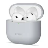 Tech-protect Szilikon Apple Airpods 4 Kréta Szürke tok thumbnail