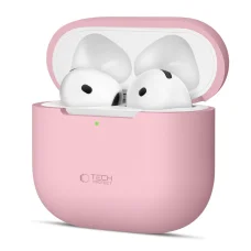 Tech-protect Szilikon Apple AirPods 4 Fliptok Poros Rózsaszín