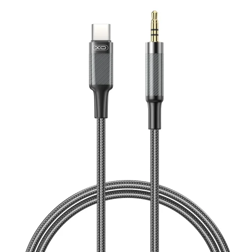 XO audio kábel NB-R279B USB-C - 3,5mm jack 1,0m fekete - 1