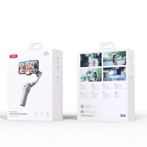 XO gimbal szelfibot Bluetooth tripod SS17 szürke - 5