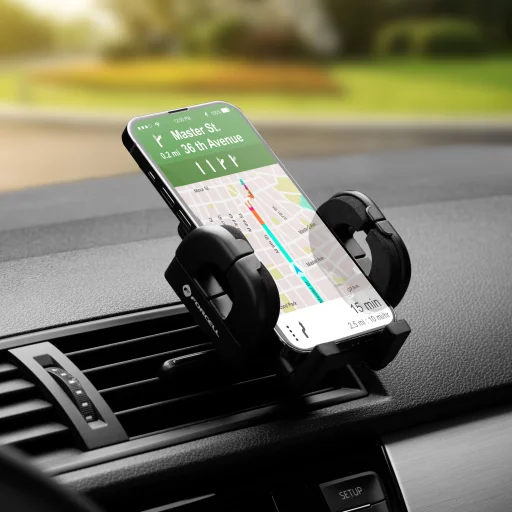 FORCELL F-GRIP Regular autós telefontartó szellőzőre fekete - 13