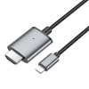 HOCO kábel Lightning - HDMI 1080p UA27 2 m fém szürke - 5