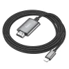 HOCO kábel Lightning - HDMI 1080p UA27 2 m fém szürke - 7