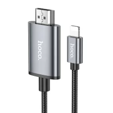 HOCO kábel Lightning - HDMI 1080p UA27 2 m fém szürke