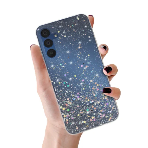 Tündöklő Áttetsző Tok Samsung Galaxy A55 5G Átlátszó - 1