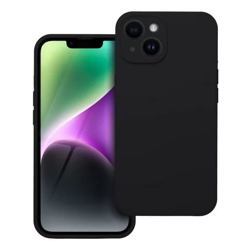 SILICONE 2mm tok IPHONE 14 fekete - 1