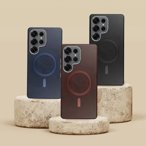 GENTLEMAN MAG COVER tok MagSafe-kompatibilis SAMSUNG A26-hoz sötétkék - 6