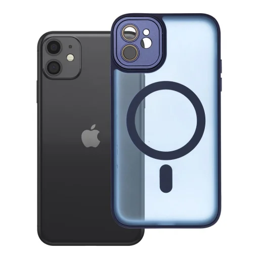 Puzdro VARIETE MAG COVER kompatibilné s MagSafe, pre iPhone 11, tmavomodré - 9