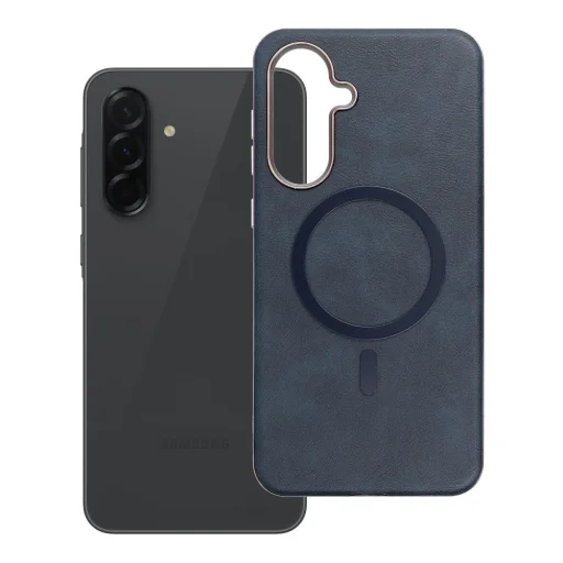 Puzdro GENTLEMAN MAG COVER kompatibilné s MagSafe pre Samsung Galaxy A36 tmavomodré - 9