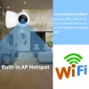  Techsuit - Beltéri Wi-Fi Kamera (Q7) - 3MP, Éjjellátó, Automatikus Követés, Kétirányú Hang, TF Kártya, V380 PRO Alkalmazás - Fehér thumbnail
