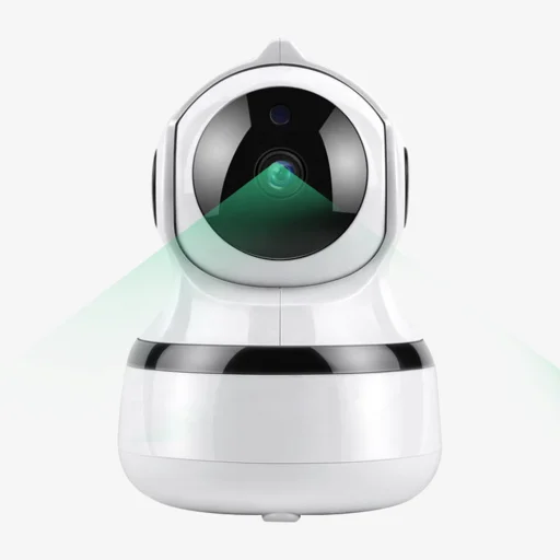  Techsuit - Beltéri Wi-Fi Kamera (Q9) - 3MP, Infravörös, Automatikus Követés, 360 PT Nézet, Kétirányú Hang, TF Kártya, V380 PRO Alkalmazás - Fehér - 7