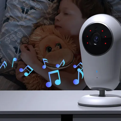  Techsuit - Babafigyelő (VB609) - Vezeték nélküli, Hőmérséklet-érzékelő, Kétirányú beszélgetés, Éjszakai mód, Privát kapcsolat - Fehér - 3