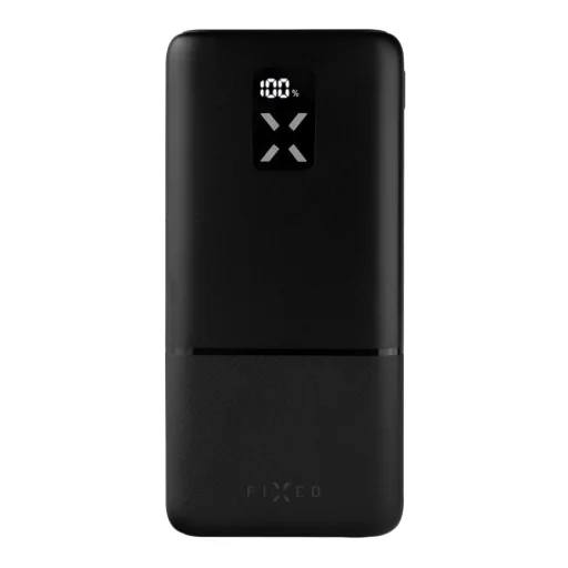  Fixed - Zen 20 Power Bank (FIXZEN-20-BK) - 2x USB, Type-C, 20W, 20000mAh, LCD kijelzővel - Fekete - 1