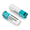  ColorWay - Újratölthető Akkumulátor (CW-UBAA-10) - 2x AA Type-C, 2200mAh, 1.5V, PC tartozékokhoz/fényképezőgépekhez, Li-Polimer - Szürke thumbnail