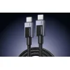 Kábel USB-C to USB-C Ugreen L524 PD 3A 2m (szürke) thumbnail