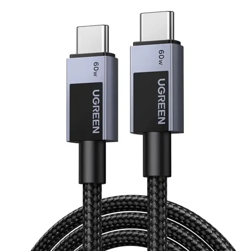 Kábel USB-C to USB-C Ugreen L524 PD 3A 2m (szürke) - 1
