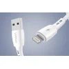 USB és Lightning kábel Vipfan Racing X05, 3A, 3m (fehér) thumbnail