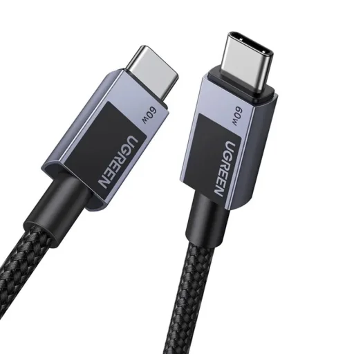 USB-C 2.0-ról USB-C 2.0-ra Ugreen L524 PD 3A 0,5m kábel (szürke) - 2