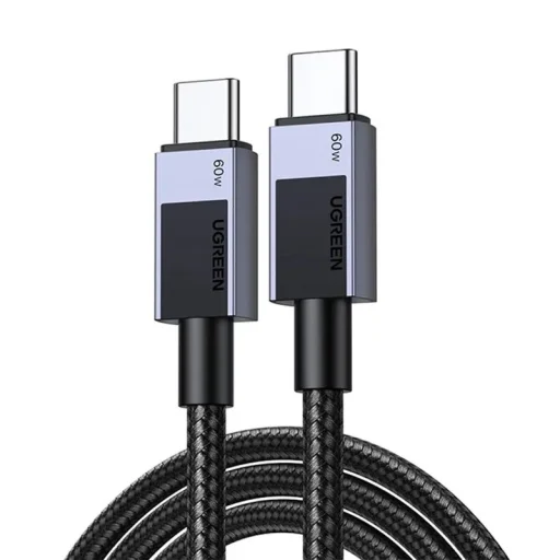 USB-C 2.0-ról USB-C 2.0-ra Ugreen L524 PD 3A 0,5m kábel (szürke) - 1