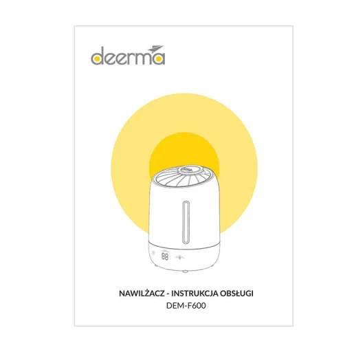 Deerma F600 ultrahangos párásító (fekete) - 7