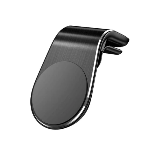  Techsuit - Autós tartó AirGrip (S7) - Vízeseffektes, mágneses biztonságos fogás légbeömlőre, rögzítőfogás - Fekete / Ezüst - 5