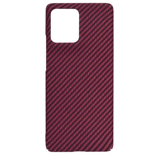  Techsuit - Karbonit Szálhéj - Motorola Edge 50 - Piros tok - 4