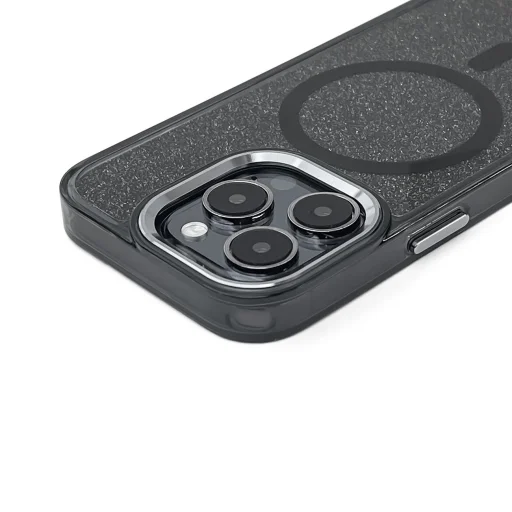 Csillámos tok MagSafe-fel Samsung Galaxy A26 5G - Fekete tok - 2