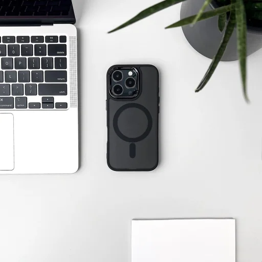 Csillámos tok MagSafe-fel Samsung Galaxy A26 5G - Fekete tok - 6