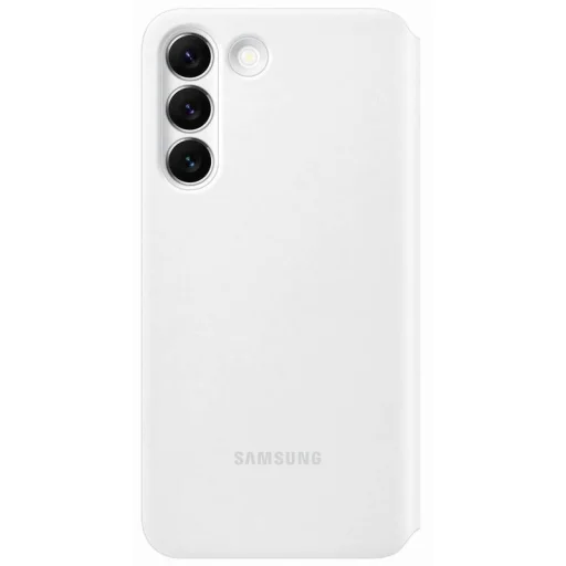 EF-ZS901CWE Samsung Clear View fliptok Galaxy S22 fehér, - 2