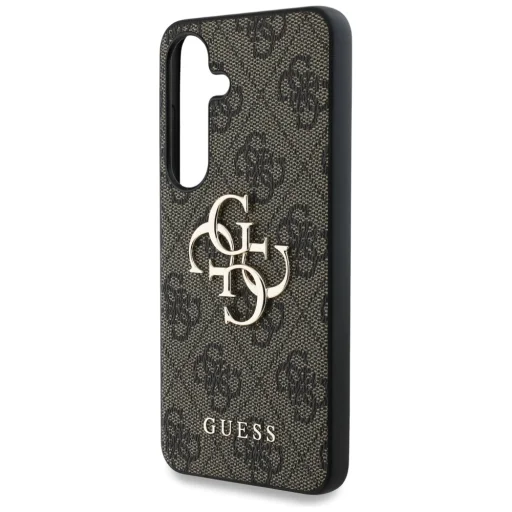  Guess - Kemény tok 4G Nagy Fém Logóval (GUHMS25M4GMGBR) - Samsung Galaxy S25 Plus - Barna - 2