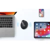 Vezeték nélküli függőleges egér Delux M618Mini DB BT+2.4G 2400DPI (fekete) thumbnail
