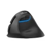 Vezeték nélküli függőleges egér Delux M618Mini DB BT+2.4G 2400DPI (fekete) thumbnail