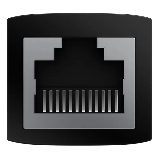 Hálózati csatlakozó Ethernet RJ-45 kábel csatlakozó Baseus AirJoy Series 10 db - fekete - 4