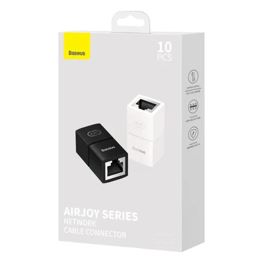 Hálózati csatlakozó Ethernet RJ-45 kábelcsatlakozó Baseus AirJoy sorozat 10 db - fehér - 8