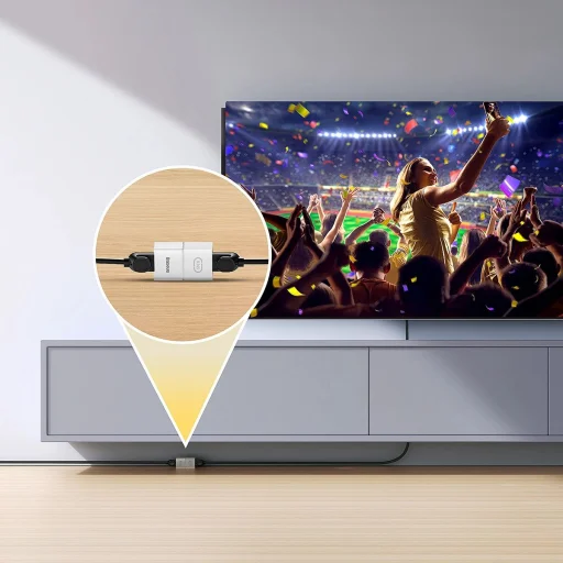 Hálózati csatlakozó Ethernet RJ-45 kábelcsatlakozó Baseus AirJoy sorozat 10 db - fehér - 10