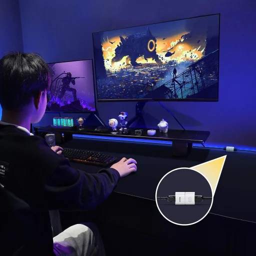 Hálózati csatlakozó Ethernet RJ-45 kábelcsatlakozó Baseus AirJoy sorozat 10 db - fehér - 12