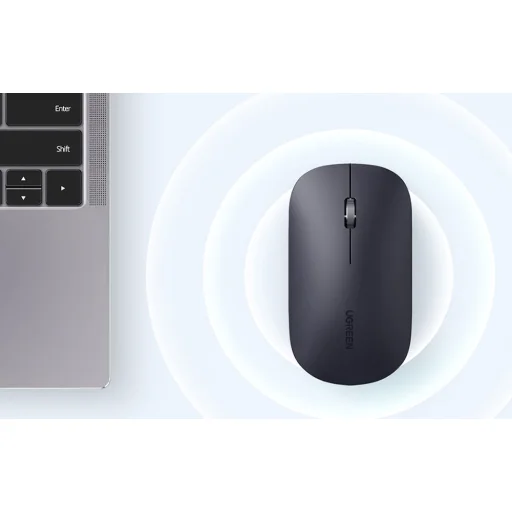 UGREEN Hordozható vezeték nélküli egér (fekete) - 4