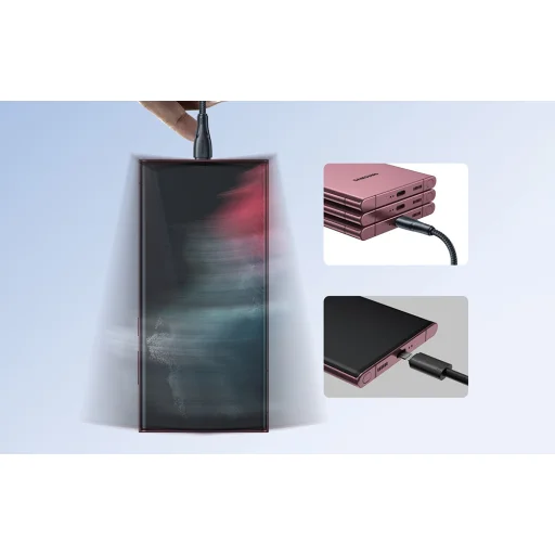 Micro USB kábel Joyroom S-UM018A11 / Surpass / 0.25m (fekete) - 10