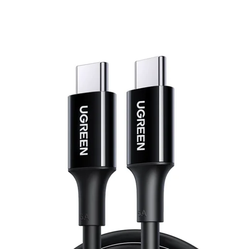 Ugreen US300 USB-C / USB-C 480Mb/s 5A 2m kábel - fekete, - 1