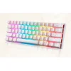 Wireless mechanikus billentyűzet Motospeed SK62 Fehér (kék kapcsoló), thumbnail