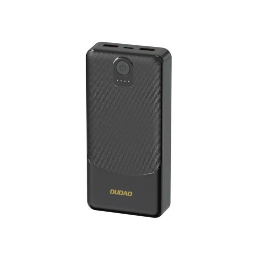 Powerbank Dudao K10 10000mAh 2.4A 2 x USB-A - fekete - 1