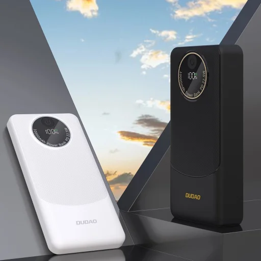 Powerbank Dudao K12 10000mAh PD22.5W USB-A, USB-C - fehér - 2