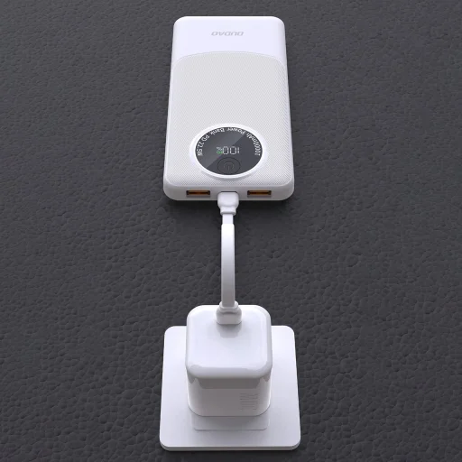 Powerbank Dudao K12 10000mAh PD22.5W USB-A, USB-C - fehér - 6